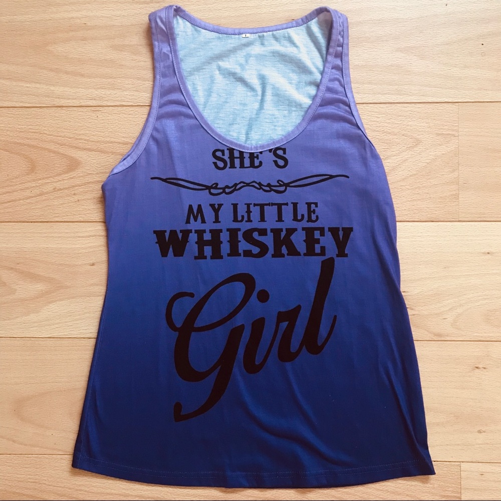 ☀️SALE☀️Whiskey Girl tank top
